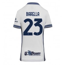 Inter Milan Nicolo Barella #23 Bortatröja Dam 2024-25 Korta ärmar